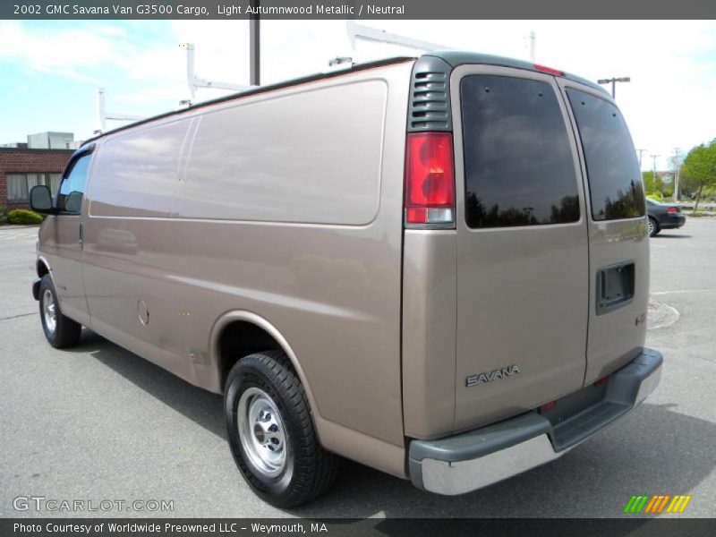 Light Autumnwood Metallic / Neutral 2002 GMC Savana Van G3500 Cargo