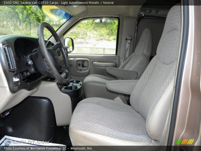  2002 Savana Van G3500 Cargo Neutral Interior