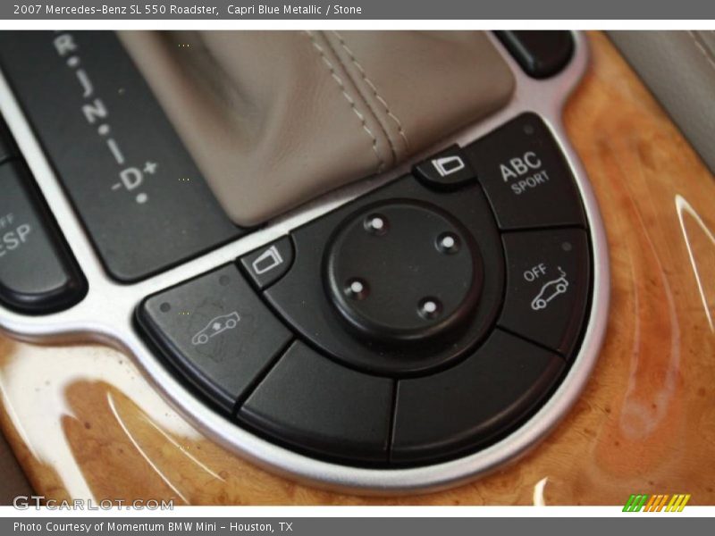 Capri Blue Metallic / Stone 2007 Mercedes-Benz SL 550 Roadster