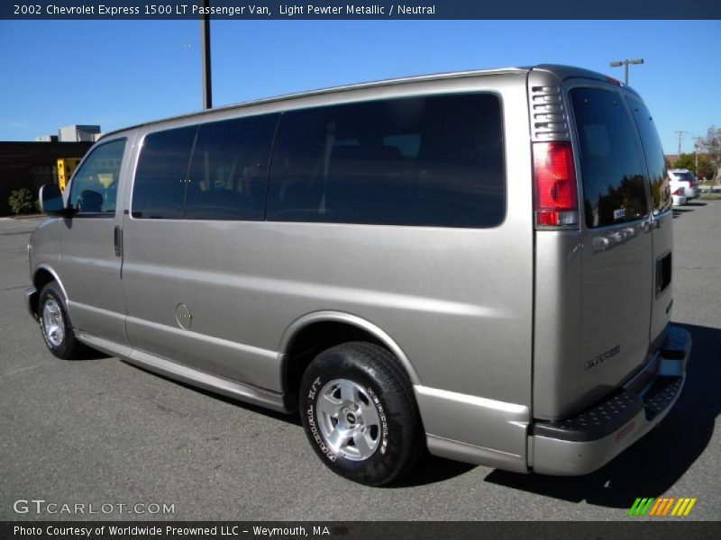 Light Pewter Metallic / Neutral 2002 Chevrolet Express 1500 LT Passenger Van