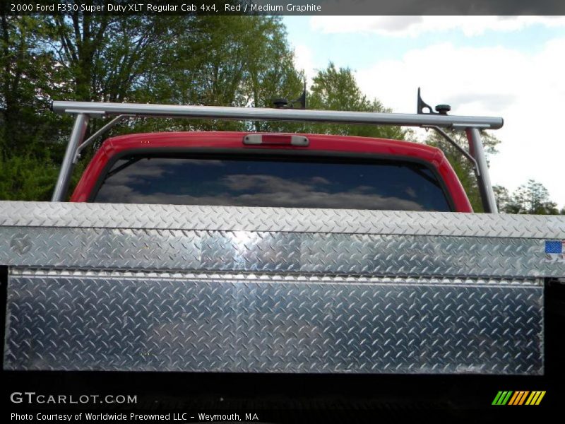 Red / Medium Graphite 2000 Ford F350 Super Duty XLT Regular Cab 4x4