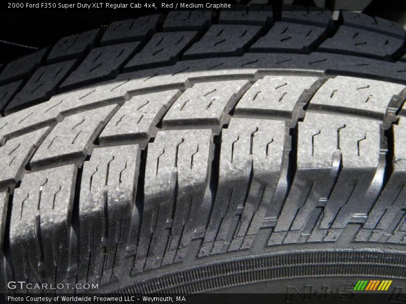 Red / Medium Graphite 2000 Ford F350 Super Duty XLT Regular Cab 4x4