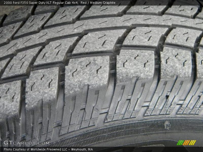 Red / Medium Graphite 2000 Ford F350 Super Duty XLT Regular Cab 4x4