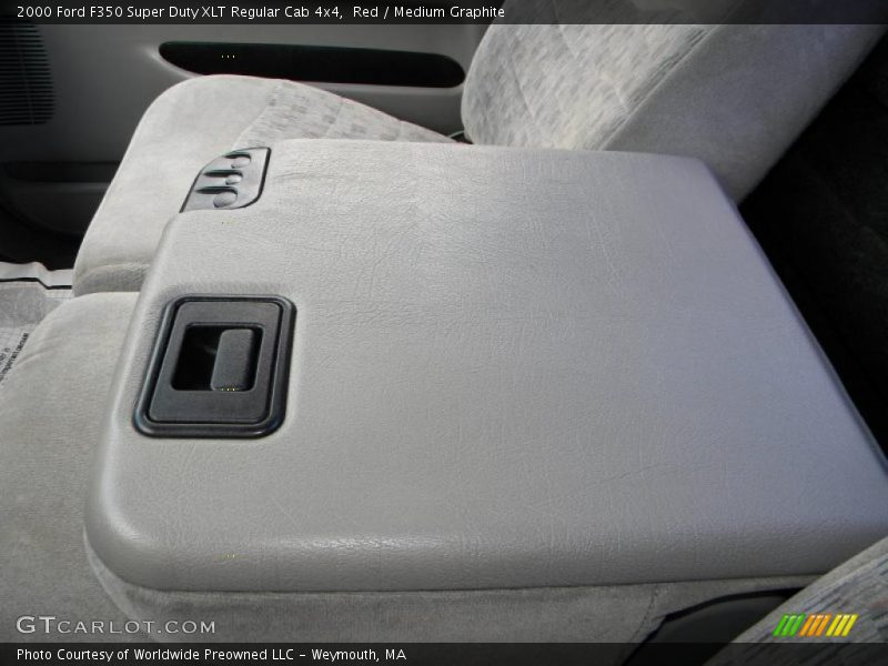 Red / Medium Graphite 2000 Ford F350 Super Duty XLT Regular Cab 4x4