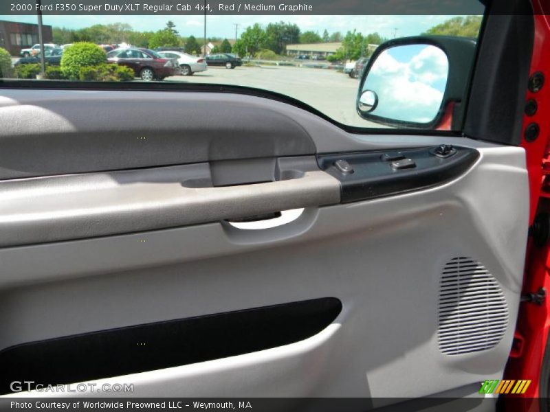 Red / Medium Graphite 2000 Ford F350 Super Duty XLT Regular Cab 4x4