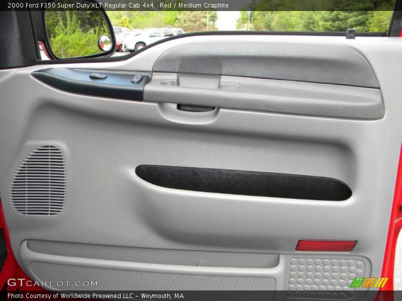 Red / Medium Graphite 2000 Ford F350 Super Duty XLT Regular Cab 4x4