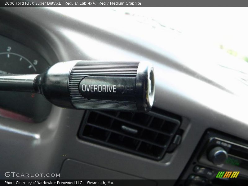 Red / Medium Graphite 2000 Ford F350 Super Duty XLT Regular Cab 4x4