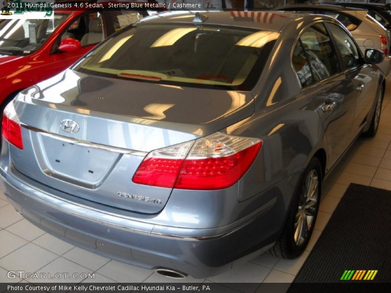 Sterling Blue Metallic / Cashmere 2011 Hyundai Genesis 4.6 Sedan