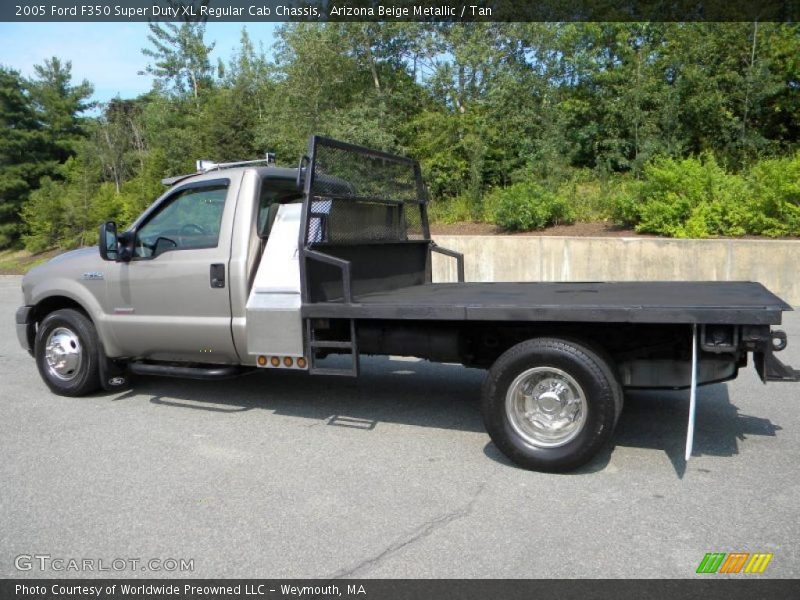 Arizona Beige Metallic / Tan 2005 Ford F350 Super Duty XL Regular Cab Chassis