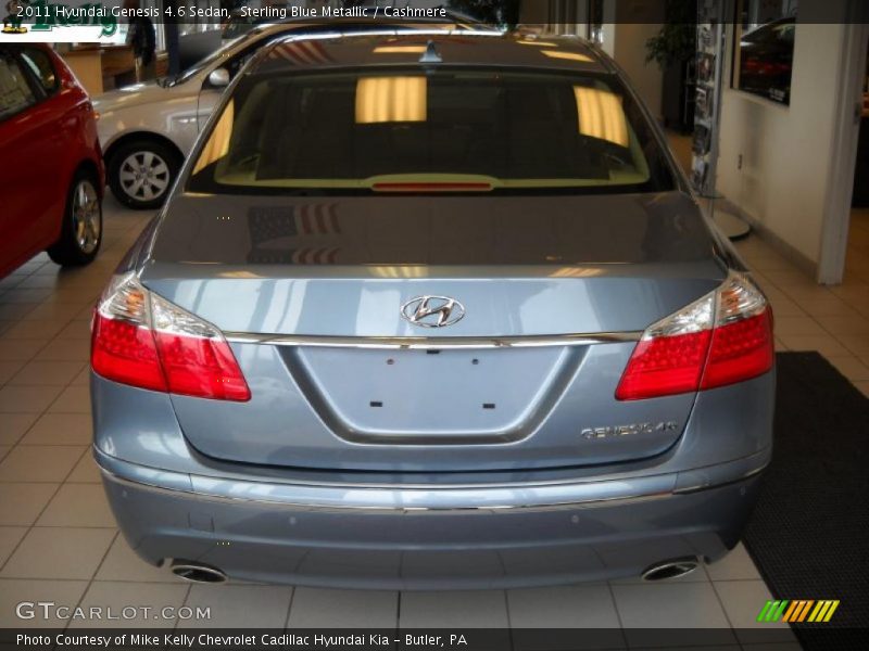 Sterling Blue Metallic / Cashmere 2011 Hyundai Genesis 4.6 Sedan