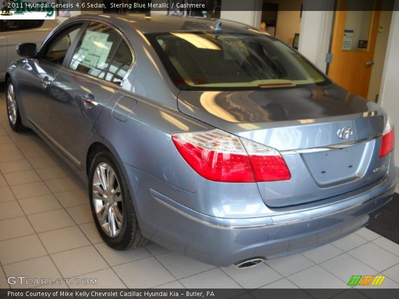 Sterling Blue Metallic / Cashmere 2011 Hyundai Genesis 4.6 Sedan