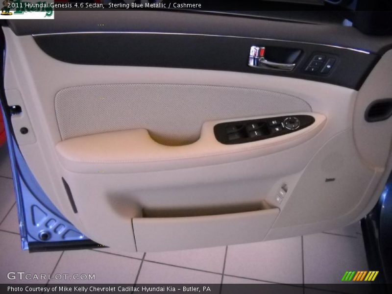 Sterling Blue Metallic / Cashmere 2011 Hyundai Genesis 4.6 Sedan