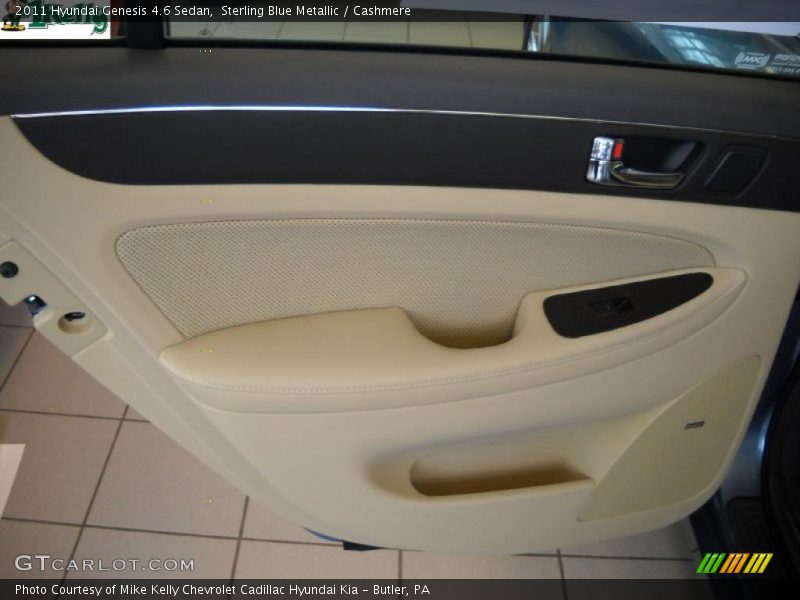 Sterling Blue Metallic / Cashmere 2011 Hyundai Genesis 4.6 Sedan