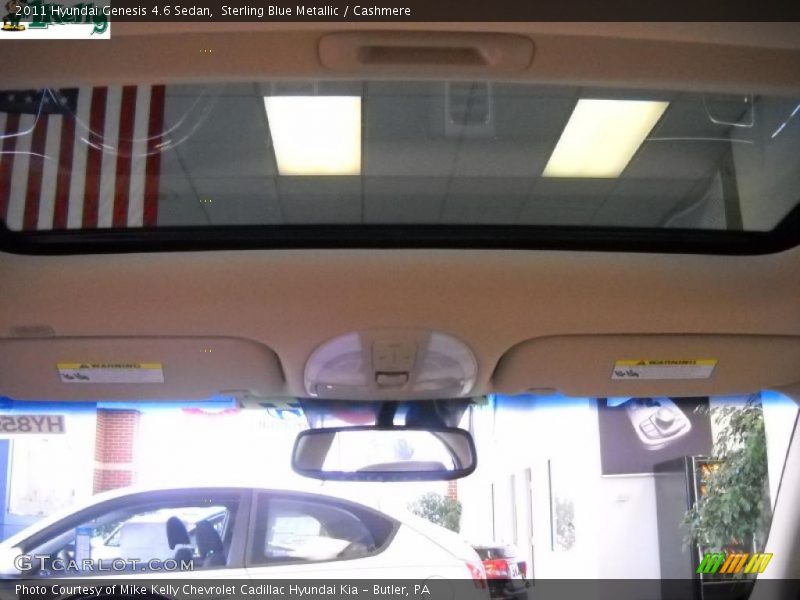 Sterling Blue Metallic / Cashmere 2011 Hyundai Genesis 4.6 Sedan