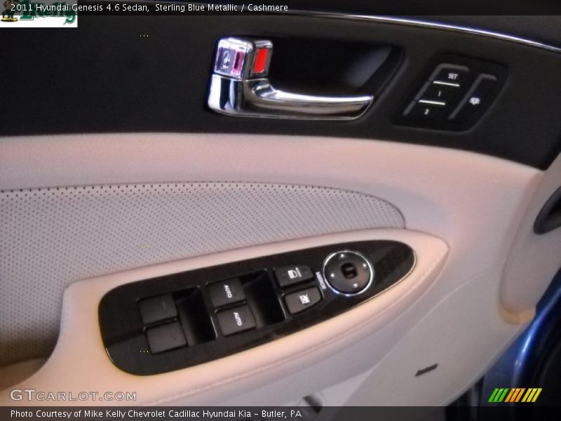 Sterling Blue Metallic / Cashmere 2011 Hyundai Genesis 4.6 Sedan