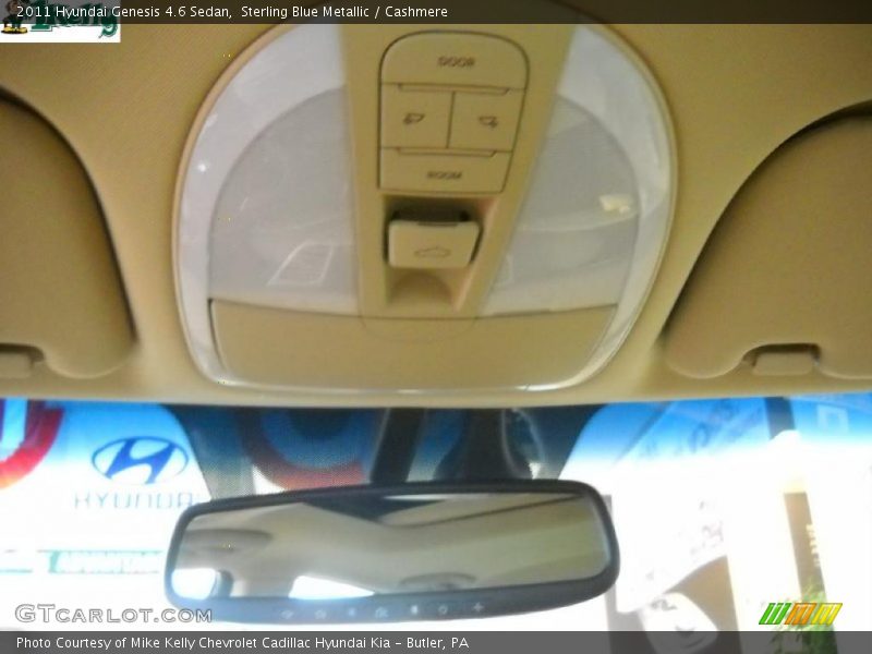 Sterling Blue Metallic / Cashmere 2011 Hyundai Genesis 4.6 Sedan