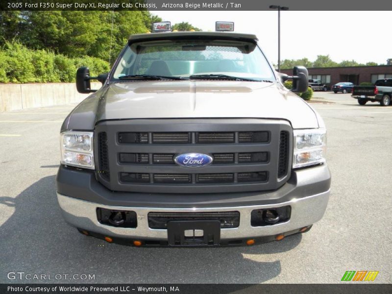 Arizona Beige Metallic / Tan 2005 Ford F350 Super Duty XL Regular Cab Chassis