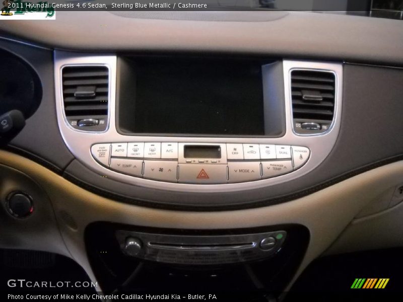 Sterling Blue Metallic / Cashmere 2011 Hyundai Genesis 4.6 Sedan