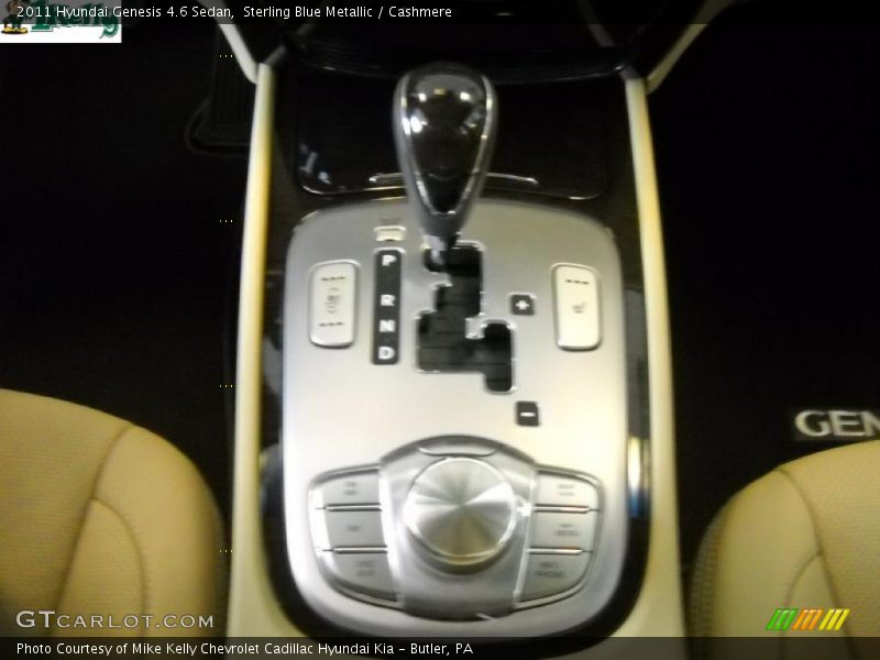 Sterling Blue Metallic / Cashmere 2011 Hyundai Genesis 4.6 Sedan