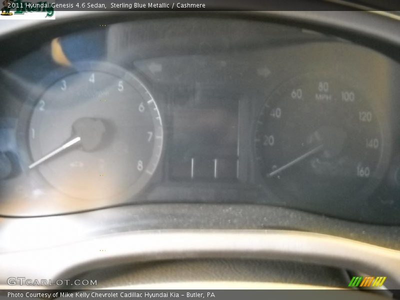 Sterling Blue Metallic / Cashmere 2011 Hyundai Genesis 4.6 Sedan