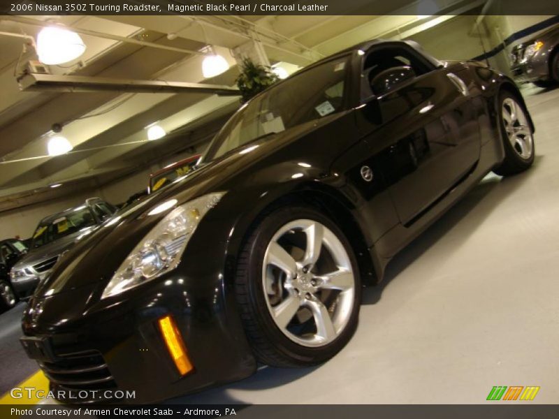 Magnetic Black Pearl / Charcoal Leather 2006 Nissan 350Z Touring Roadster
