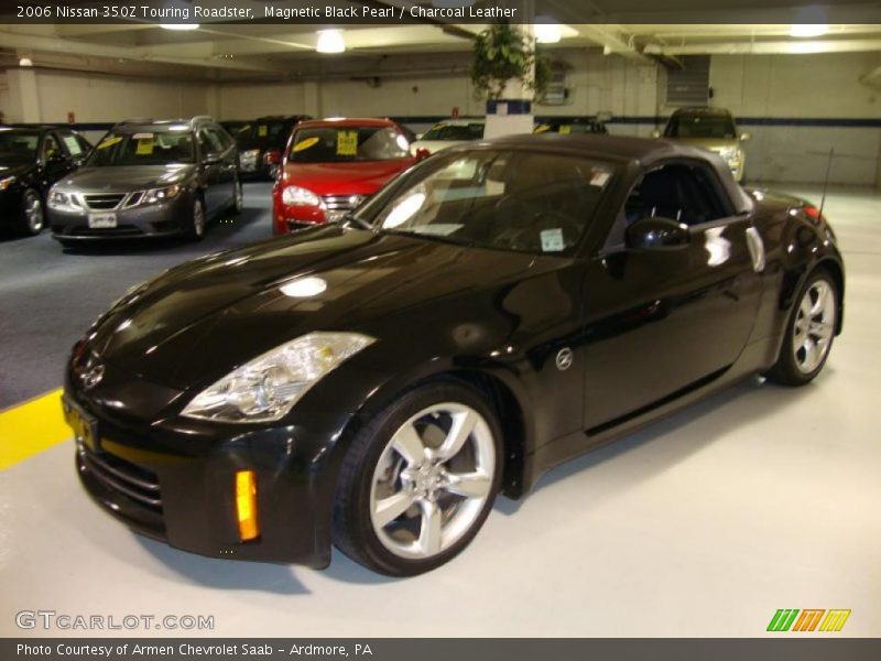 Magnetic Black Pearl / Charcoal Leather 2006 Nissan 350Z Touring Roadster