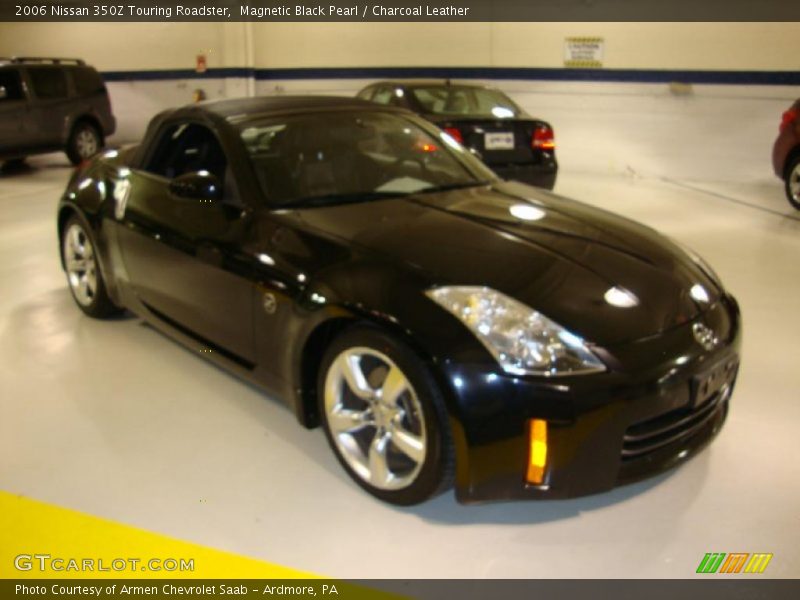 Magnetic Black Pearl / Charcoal Leather 2006 Nissan 350Z Touring Roadster