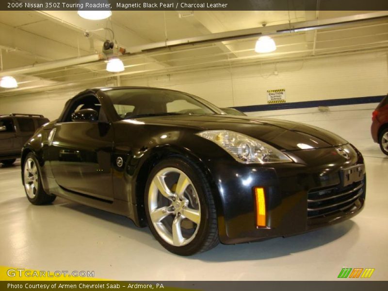 Magnetic Black Pearl / Charcoal Leather 2006 Nissan 350Z Touring Roadster