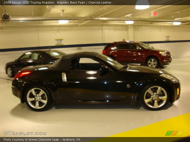 Magnetic Black Pearl / Charcoal Leather 2006 Nissan 350Z Touring Roadster