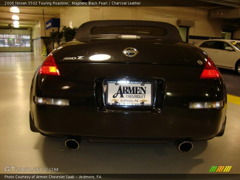 Magnetic Black Pearl / Charcoal Leather 2006 Nissan 350Z Touring Roadster