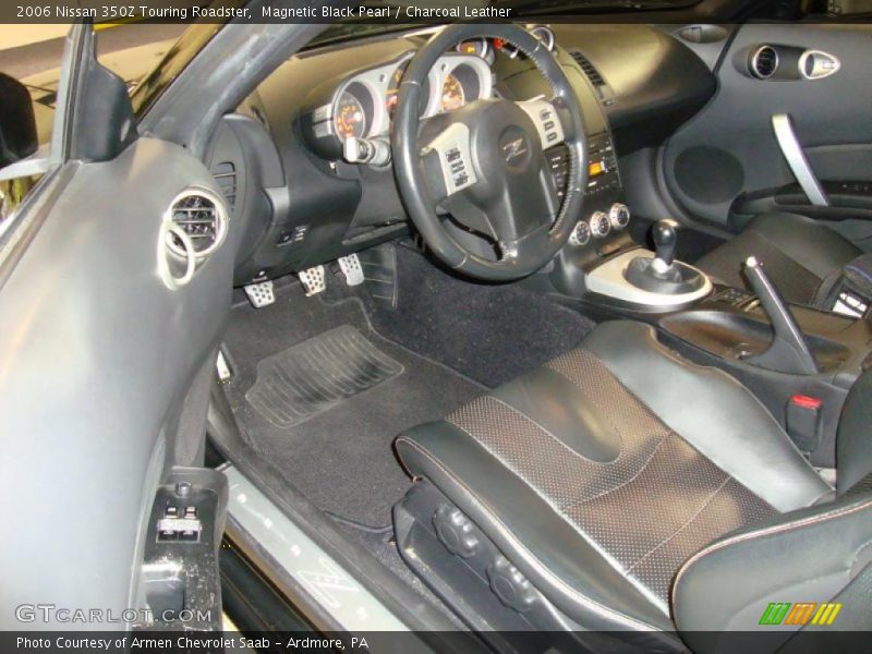 Magnetic Black Pearl / Charcoal Leather 2006 Nissan 350Z Touring Roadster