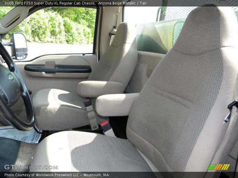  2005 F350 Super Duty XL Regular Cab Chassis Tan Interior