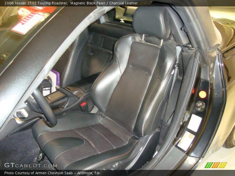 Magnetic Black Pearl / Charcoal Leather 2006 Nissan 350Z Touring Roadster