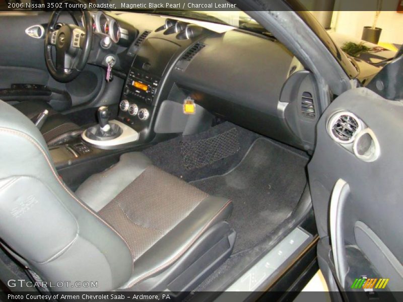 Magnetic Black Pearl / Charcoal Leather 2006 Nissan 350Z Touring Roadster