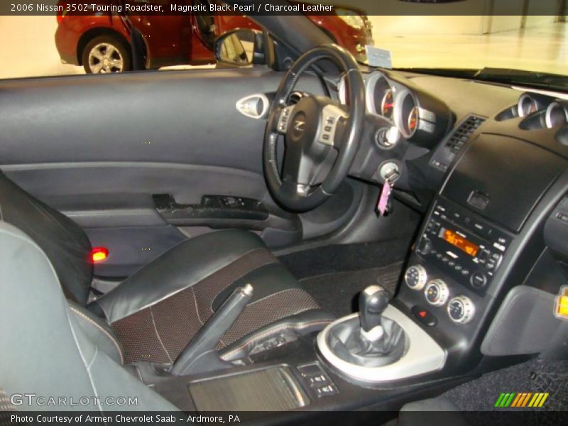 Magnetic Black Pearl / Charcoal Leather 2006 Nissan 350Z Touring Roadster