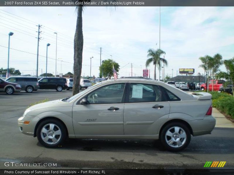 Pueblo Gold Metallic / Dark Pebble/Light Pebble 2007 Ford Focus ZX4 SES Sedan