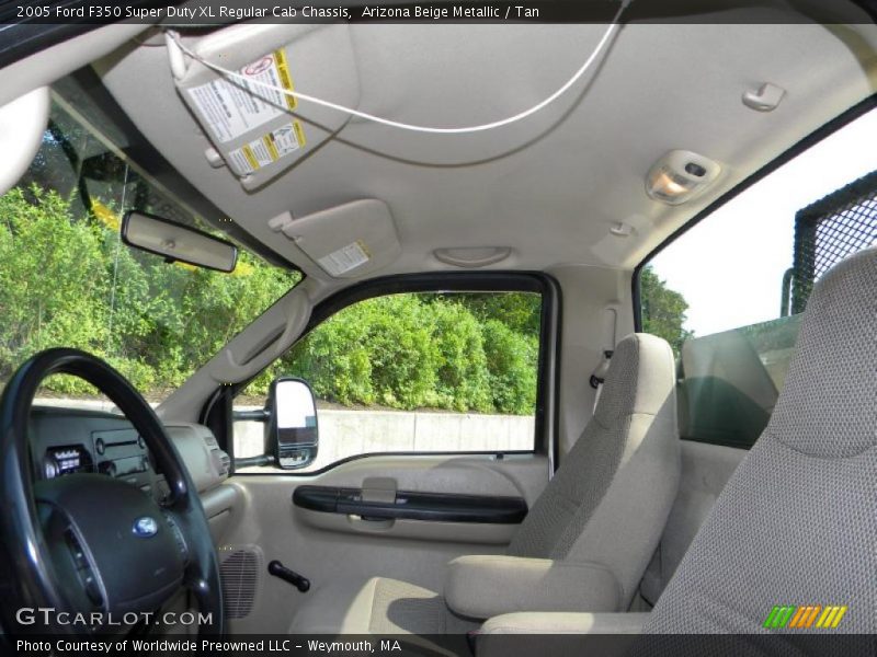 Arizona Beige Metallic / Tan 2005 Ford F350 Super Duty XL Regular Cab Chassis