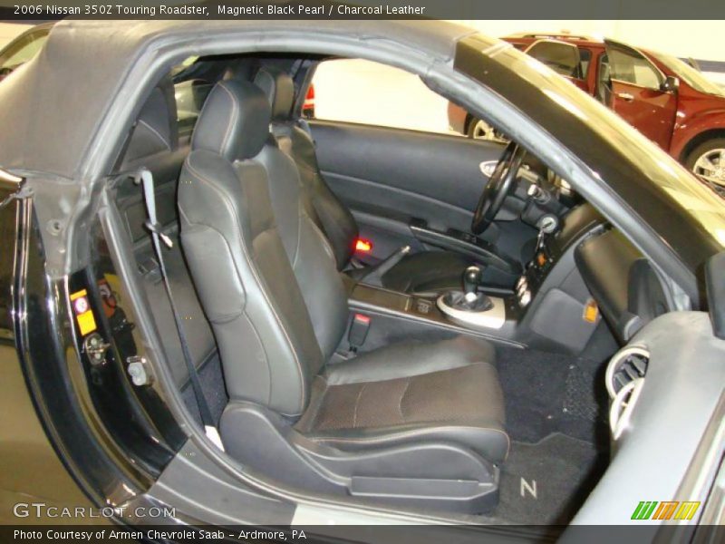 Magnetic Black Pearl / Charcoal Leather 2006 Nissan 350Z Touring Roadster