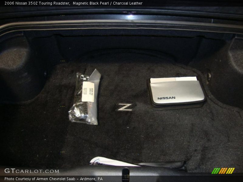 Magnetic Black Pearl / Charcoal Leather 2006 Nissan 350Z Touring Roadster