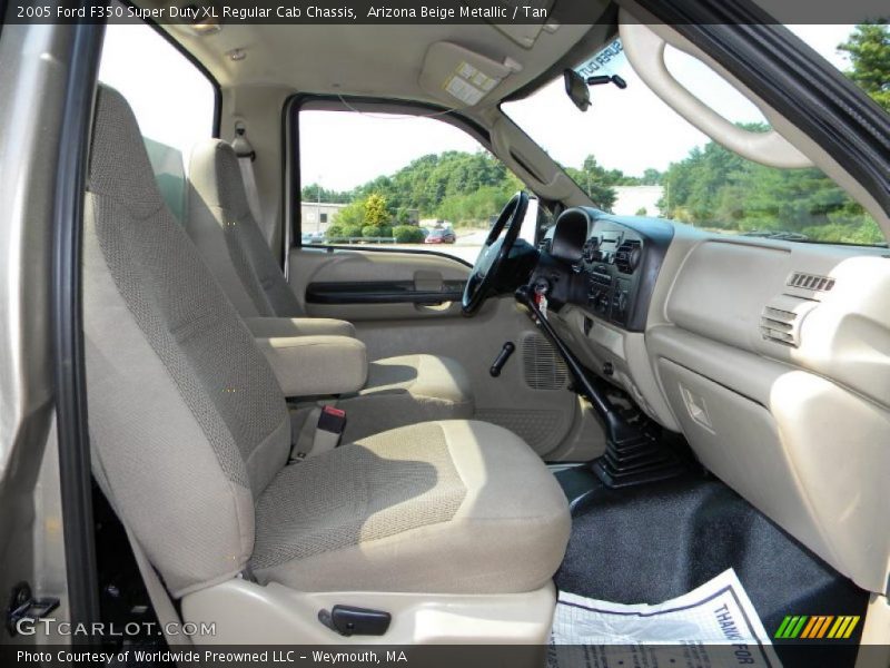 Arizona Beige Metallic / Tan 2005 Ford F350 Super Duty XL Regular Cab Chassis