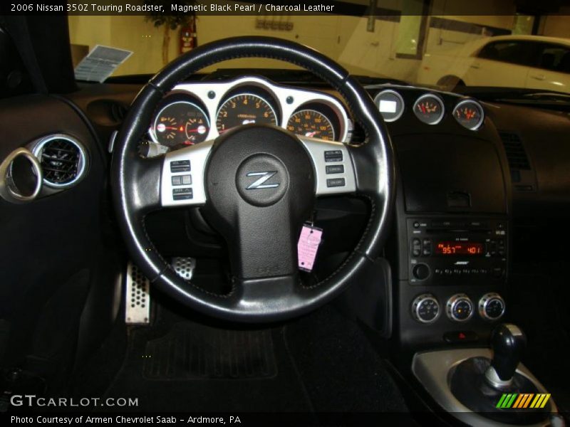 Magnetic Black Pearl / Charcoal Leather 2006 Nissan 350Z Touring Roadster