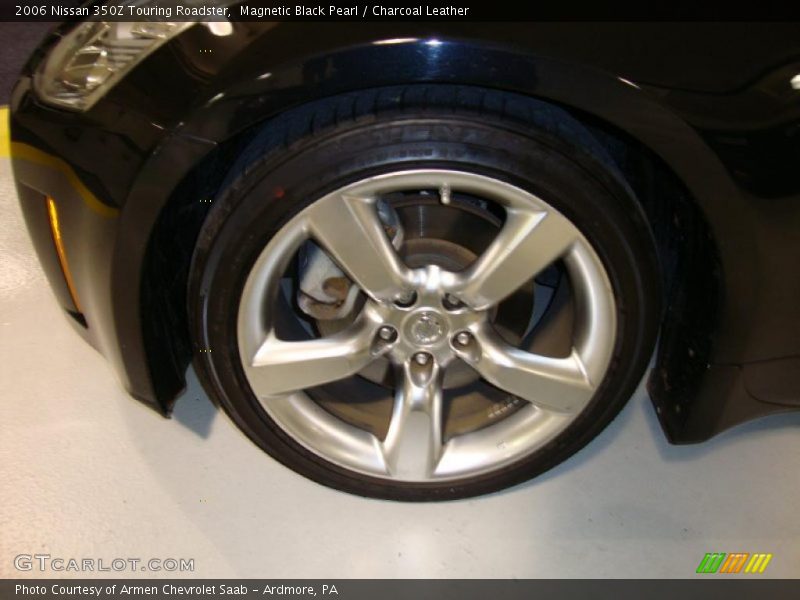Magnetic Black Pearl / Charcoal Leather 2006 Nissan 350Z Touring Roadster
