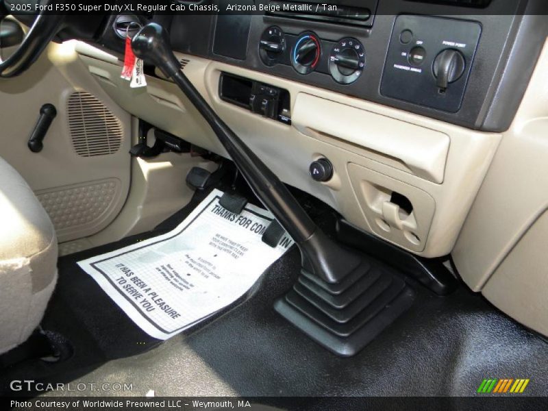 Arizona Beige Metallic / Tan 2005 Ford F350 Super Duty XL Regular Cab Chassis