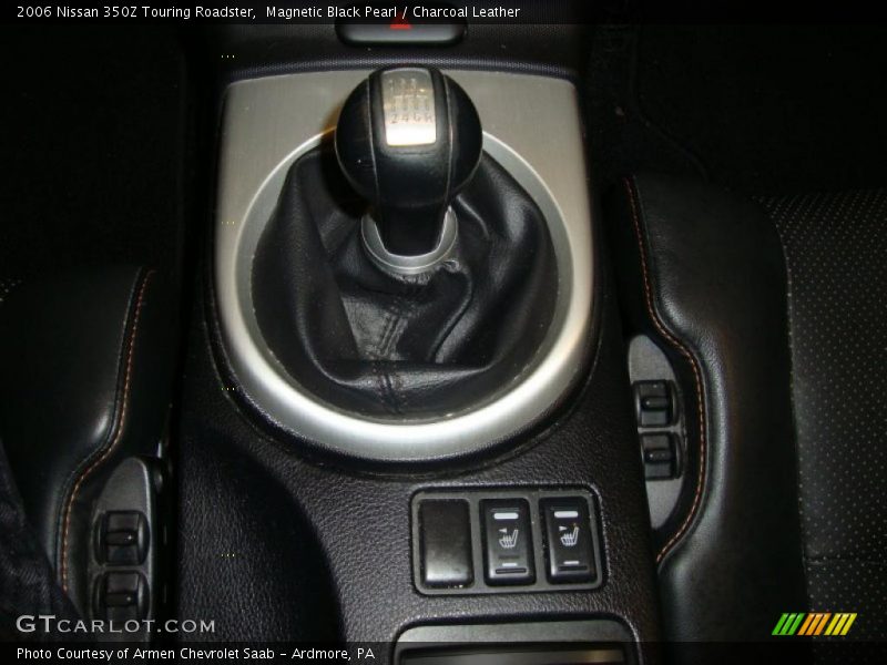 Magnetic Black Pearl / Charcoal Leather 2006 Nissan 350Z Touring Roadster