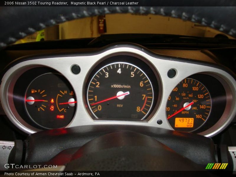 Magnetic Black Pearl / Charcoal Leather 2006 Nissan 350Z Touring Roadster