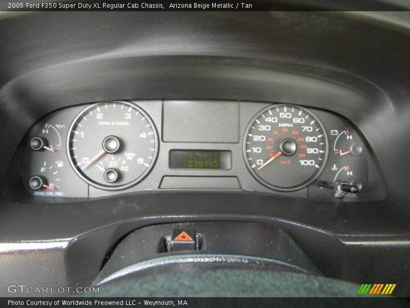  2005 F350 Super Duty XL Regular Cab Chassis XL Regular Cab Chassis Gauges