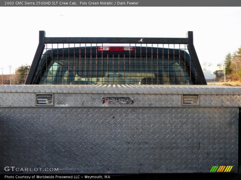 Polo Green Metallic / Dark Pewter 2003 GMC Sierra 2500HD SLT Crew Cab