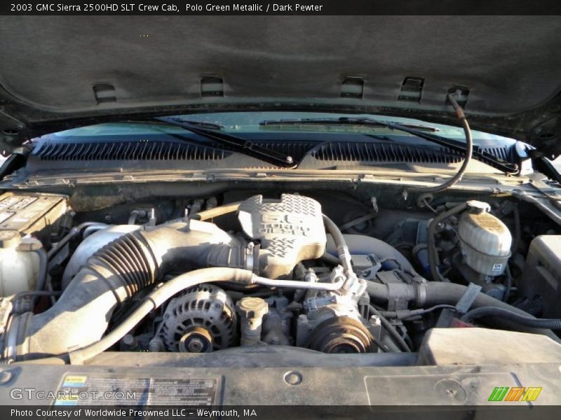  2003 Sierra 2500HD SLT Crew Cab Engine - 6.6 Liter OHV 32-Valve Duramax Turbo-Diesel V8
