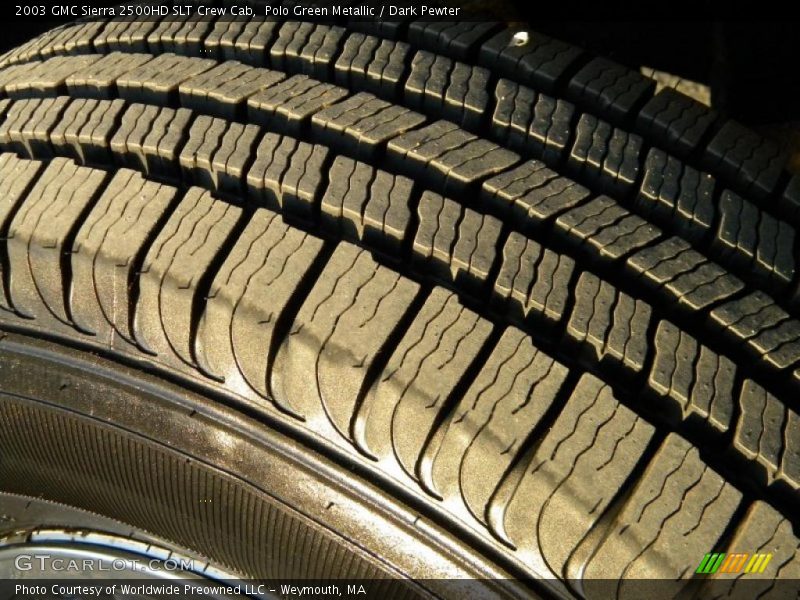 Polo Green Metallic / Dark Pewter 2003 GMC Sierra 2500HD SLT Crew Cab