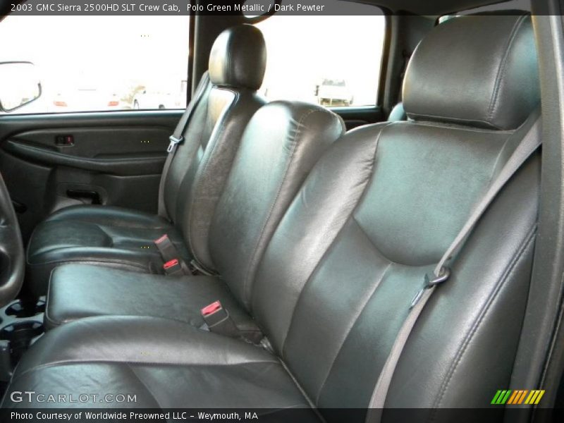 Polo Green Metallic / Dark Pewter 2003 GMC Sierra 2500HD SLT Crew Cab